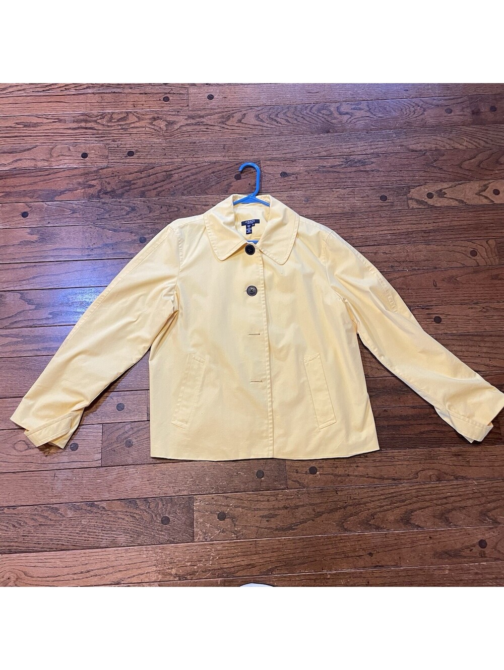 🌼🌼Chaps Yellow Nautical Jacket Sz XL Fully Lined
